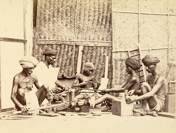 Carpenters at Work - Madras (Chennai)