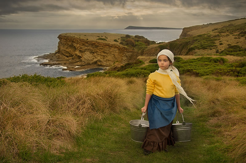 This Brilliant Dad Shoots Classic Pictures Of His Daughter Inspired From Old Oil-Paintings