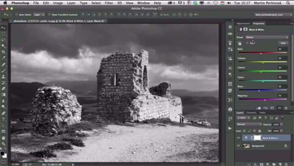 Guide to Black & White Adjustment Layers