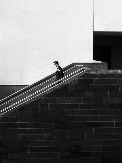 Magic with geometrical patterns in Street Photography by Rupert Vandervell