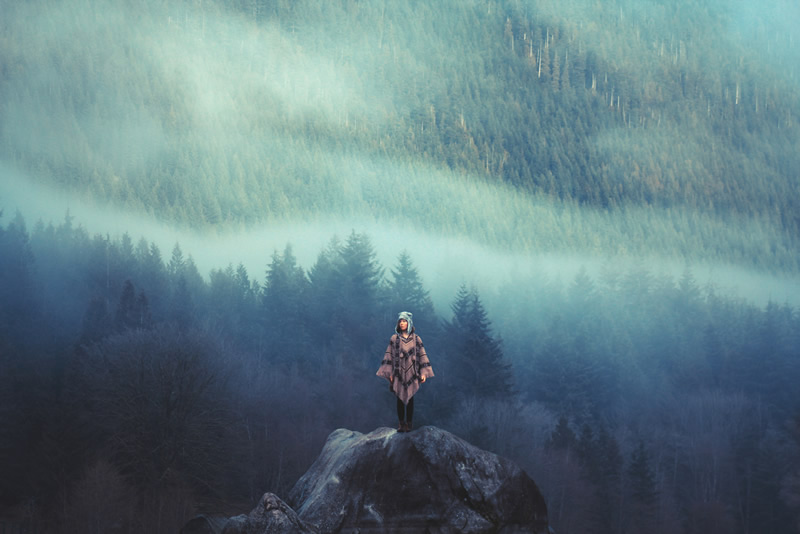 All alone in the most beautiful place on earth - Elizabeth Gadd and her stunning self-portraits