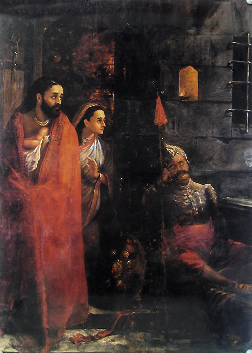 Birth of Krishna by Raja Ravi Varma
