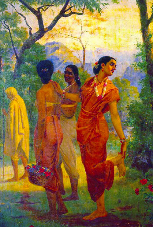 Shakuntala by Raja Ravi Varma