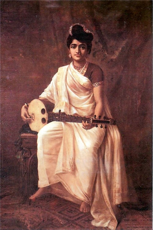 Malabar Lady by Raja Ravi Varma