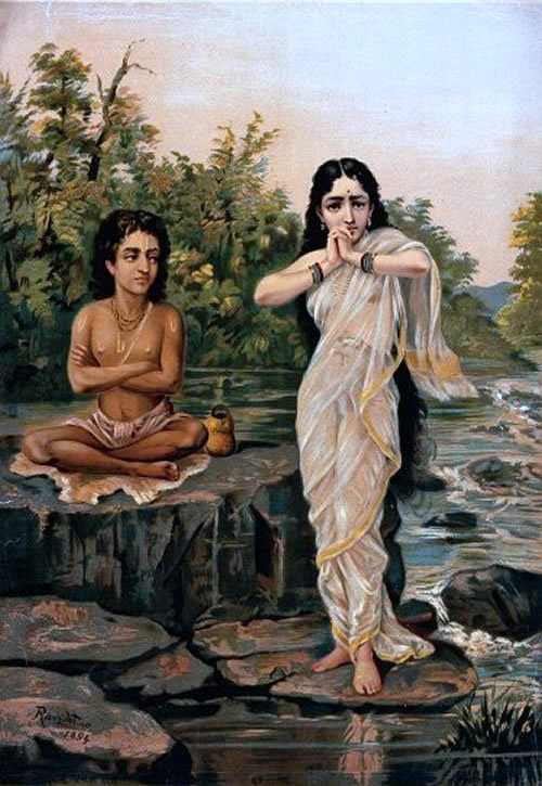 Classical Indian Paintings By Raja Ravi Varma