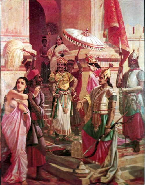 Victory of Meghanada by Raja Ravi Varma