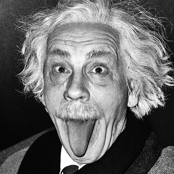 Arthur Sasse / Albert Einstein Sticking Out His Tongue (1951), 2014