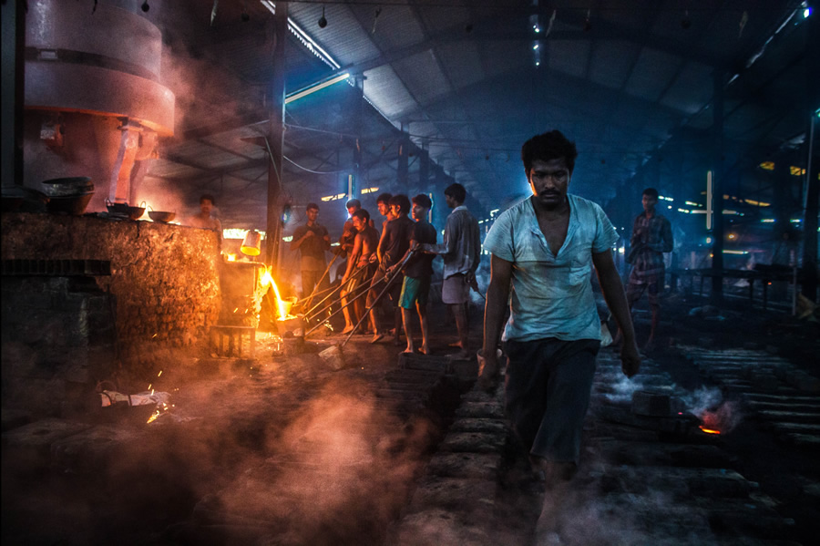 Inside Of A Cast Iron Foundry - Photo Series By Bidipto Dey