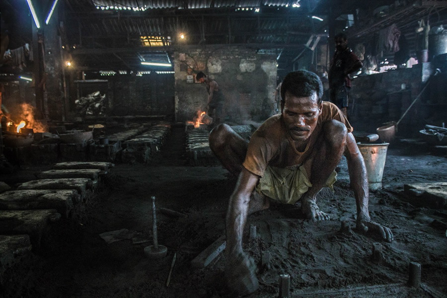 Inside Of A Cast Iron Foundry - Photo Series By Bidipto Dey