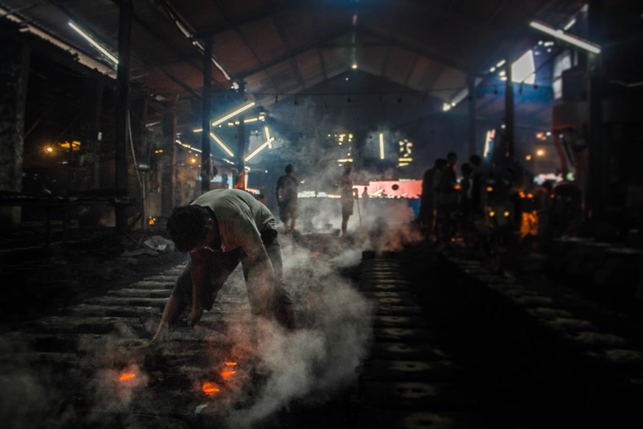 Inside Of A Cast Iron Foundry - Photo Series By Bidipto Dey