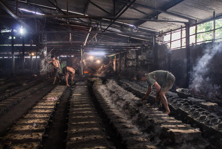 Inside Of A Cast Iron Foundry - Photo Series By Bidipto Dey