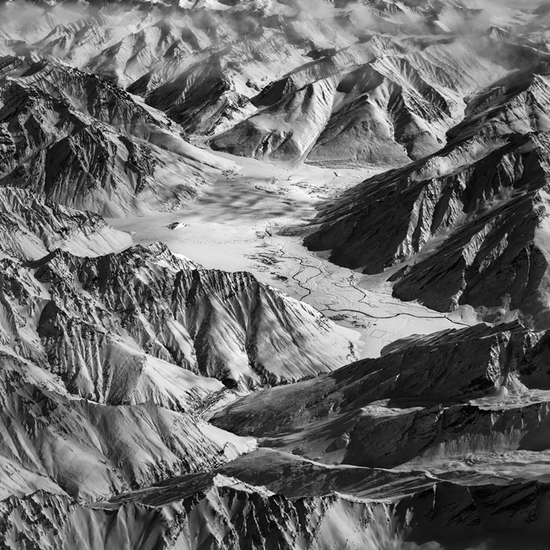 Ladakh - Black & White Fine Art Landscapes By Jayanta Roy