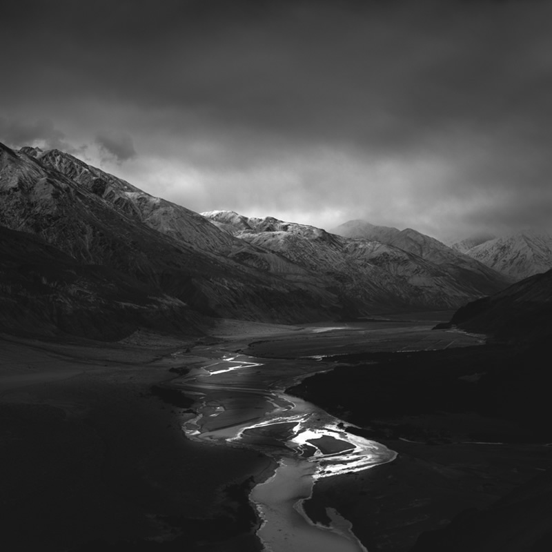 Ladakh - Black & White Fine Art Landscapes By Jayanta Roy