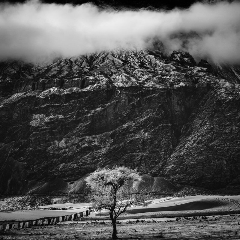 Ladakh - Black & White Fine Art Landscapes By Jayanta Roy