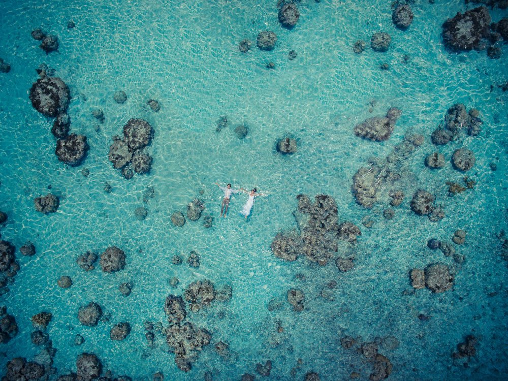 Alone In The World - Wedding Photographs Captured With Drone By Helene Havard