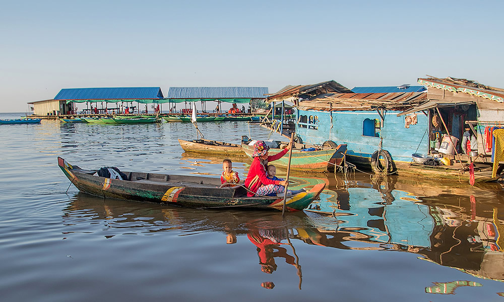 Life On The Water - A Floating Village On Tonle Sap Lake By Sirsendu Gayen