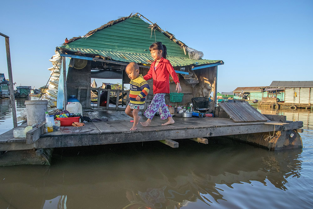 Life On The Water - A Floating Village On Tonle Sap Lake By Sirsendu Gayen