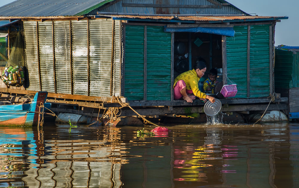 Life On The Water - A Floating Village On Tonle Sap Lake By Sirsendu Gayen