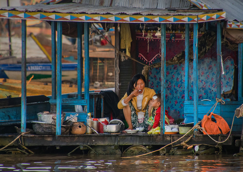 Life On The Water - A Floating Village On Tonle Sap Lake By Sirsendu Gayen