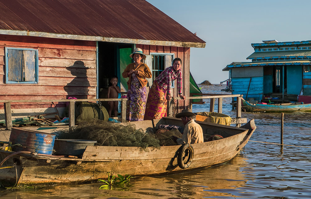 Life On The Water - A Floating Village On Tonle Sap Lake By Sirsendu Gayen