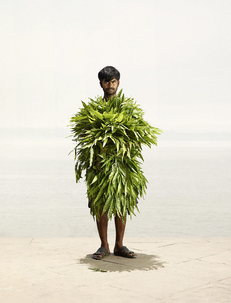 Flower Men In Kolkata - Photo Series By Denmark Photographer Ken Hermann