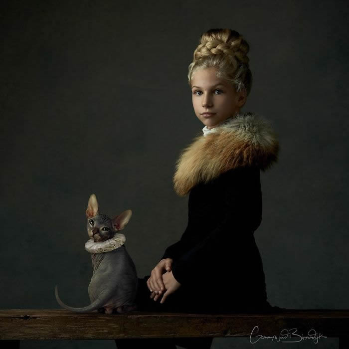 Dutch Photographer Gemmy Woud-Binnendijk Shoots Portraits In the Style Of Classic Paintings