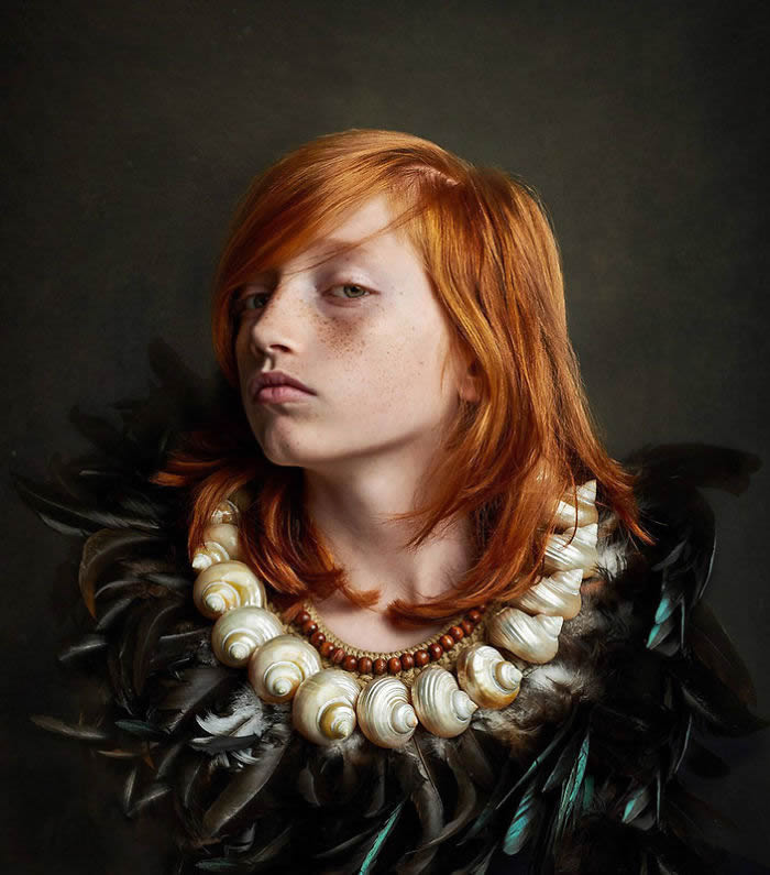 Dutch Photographer Gemmy Woud Binnendijk Shoots Portraits In The Style