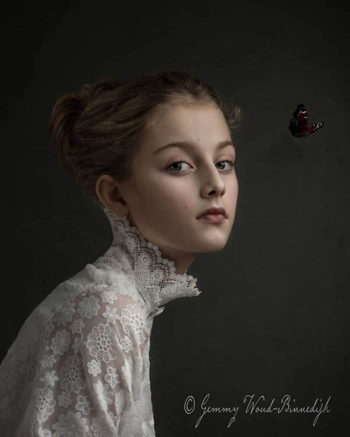 Dutch Photographer Gemmy Woud-Binnendijk Shoots Portraits In the Style Of Classic Paintings