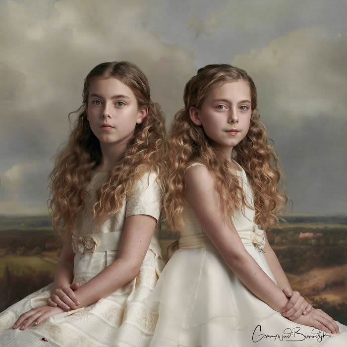 Dutch Photographer Gemmy Woud-Binnendijk Shoots Portraits In the Style Of Classic Paintings