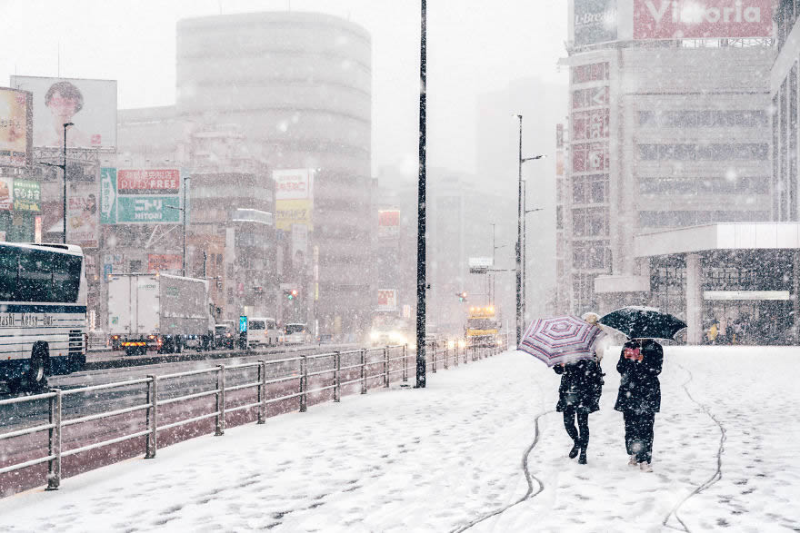 #13 Snowy Shinjuku, Tokyo