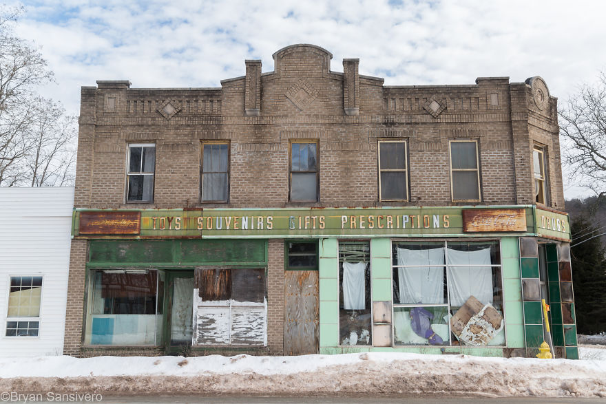 The exterior of the pharmacy