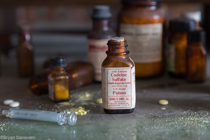 One of the many poison medicines seen on a shelf