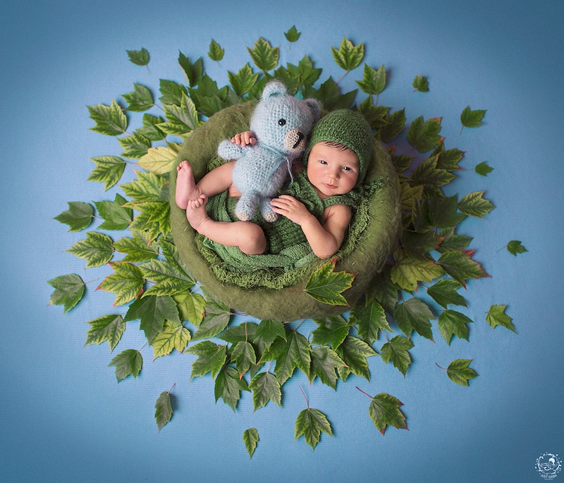 Cutest Photos Of Newborns At The Center Of Handmade Mandalas By Gabriele Dabasinskaite