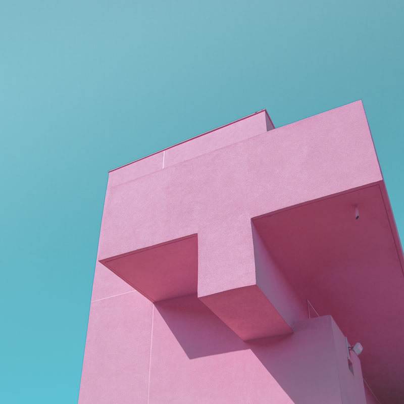 A Play of Colors on Minimalistic Architectures Captured By Emilie Mori