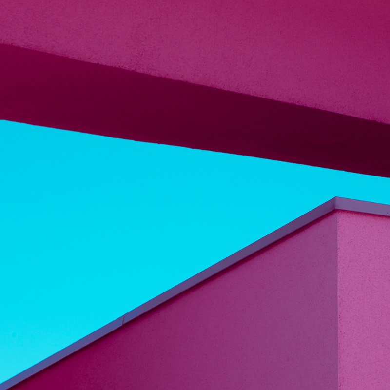 A Play of Colors on Minimalistic Architectures Captured By Emilie Mori