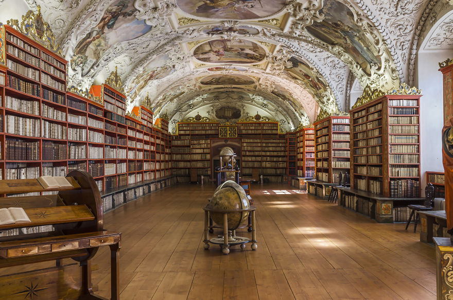 #1 Strahov Library, Prague, Czech Republic