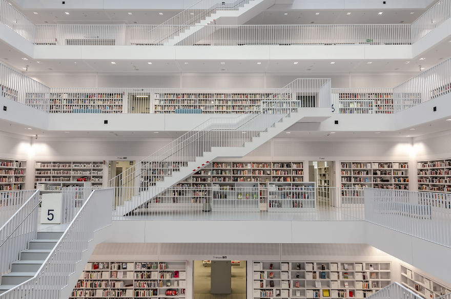 #9 Stuttgart Municipal Library, Stuttgart, Germany