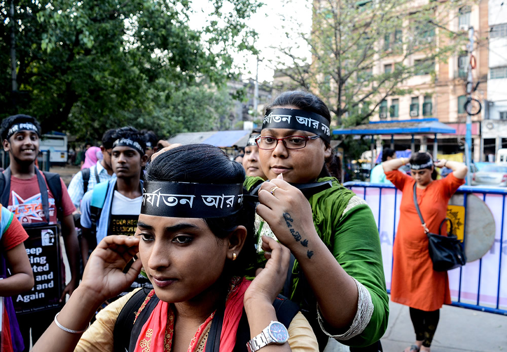City In Protest: Photo Series By Indian Photographer Debarchan Chatterjee