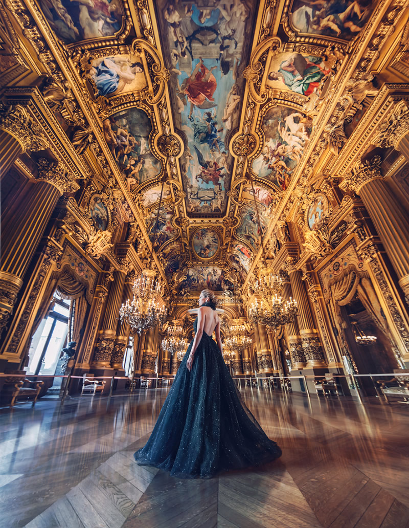 Paris, Opera Garnier. Model: Vera Brezhneva