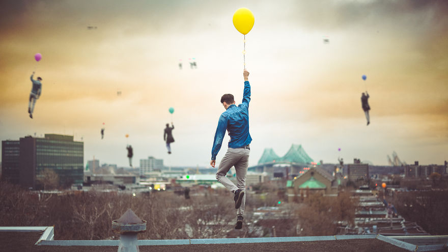 First Contact: Surreal Balloon Photography By Clement Guegan