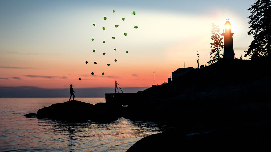 First Contact: Surreal Balloon Photography By Clement Guegan