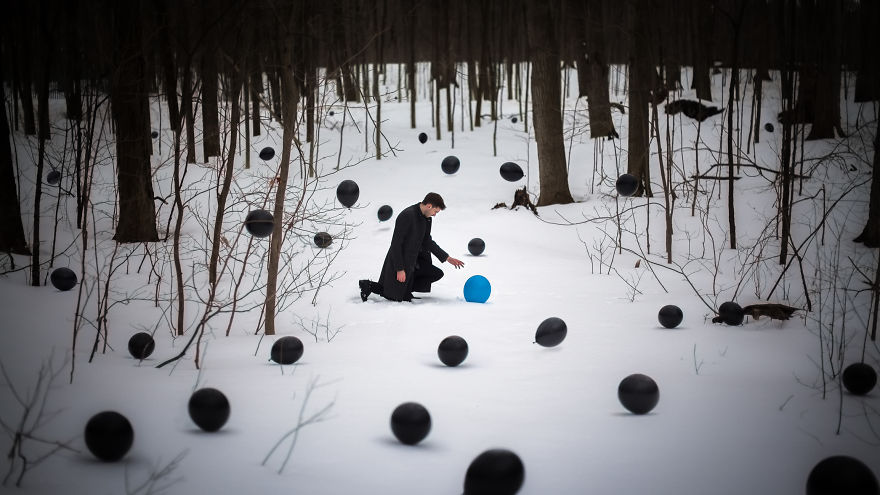 First Contact: Surreal Balloon Photography By Clement Guegan