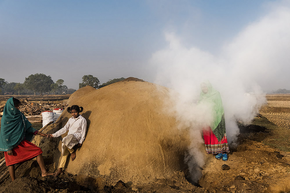 While Visiting A Charcoal Kiln: Photo Series By Sanghamitra Bhattacharya