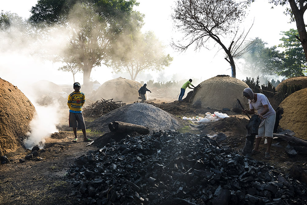 While Visiting A Charcoal Kiln: Photo Series By Sanghamitra Bhattacharya