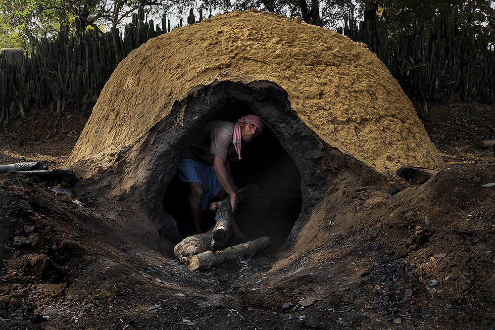 While Visiting A Charcoal Kiln: Photo Series By Sanghamitra Bhattacharya