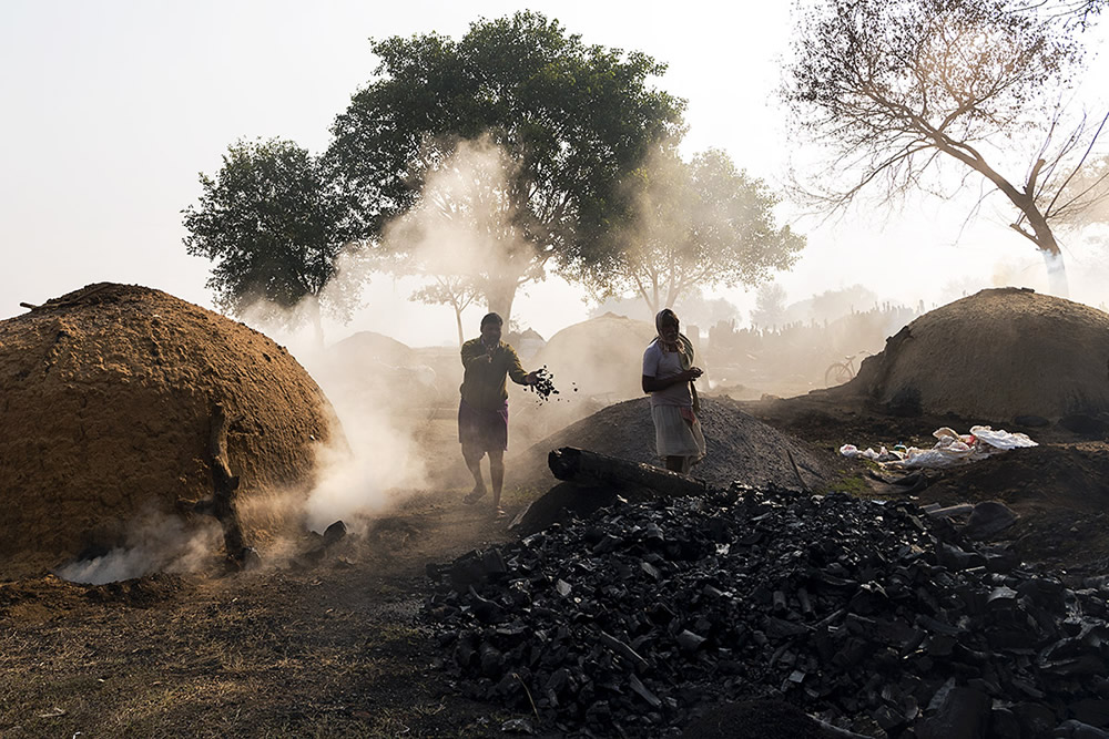 While Visiting A Charcoal Kiln: Photo Series By Sanghamitra Bhattacharya