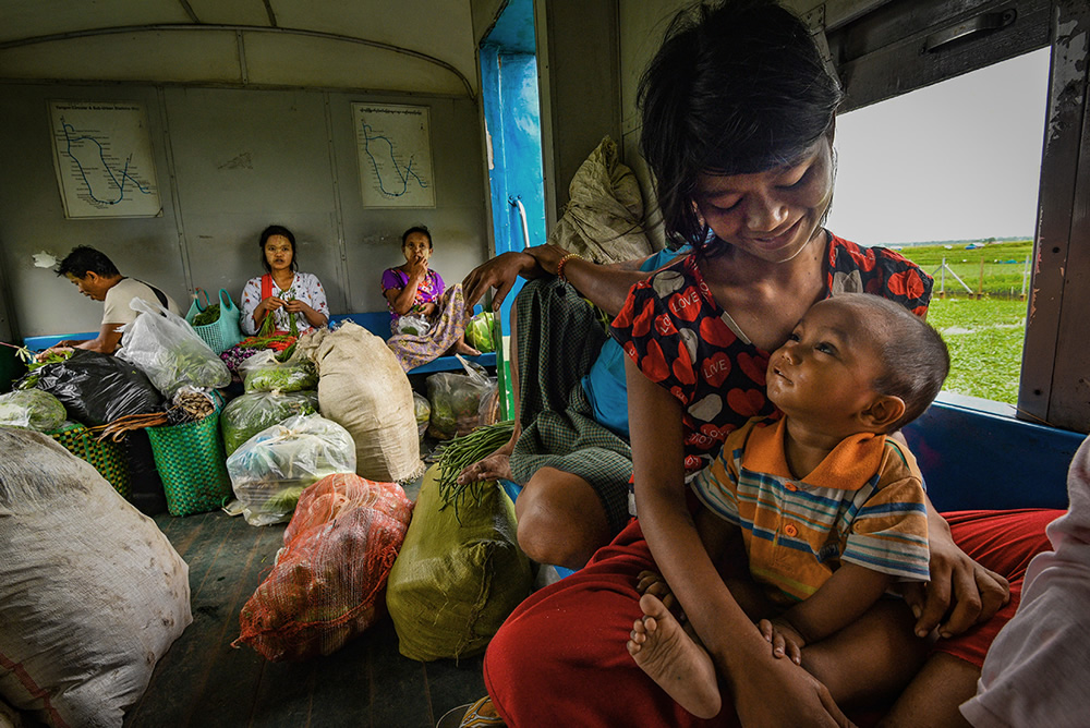 A Glimpse Into Local Life On The Yangon Circular Train By Tania Chatterjee