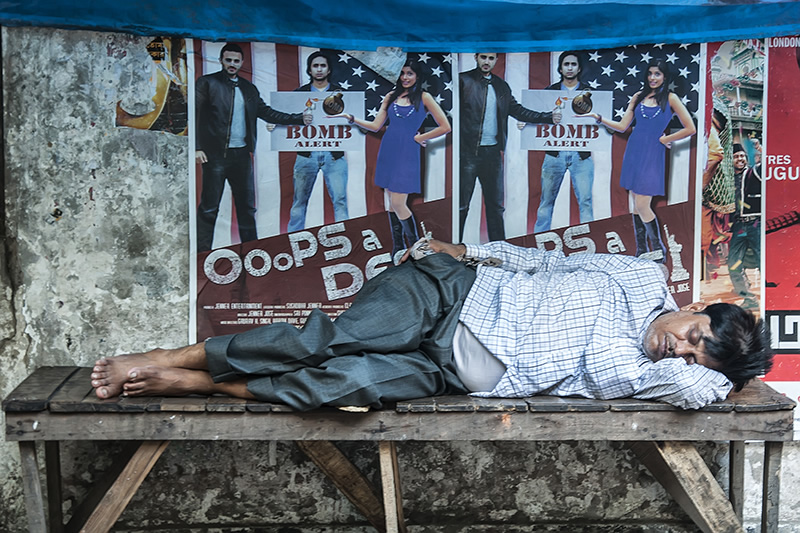 Conversing With The Posters: Street Photography Series By Niladri Adhikary