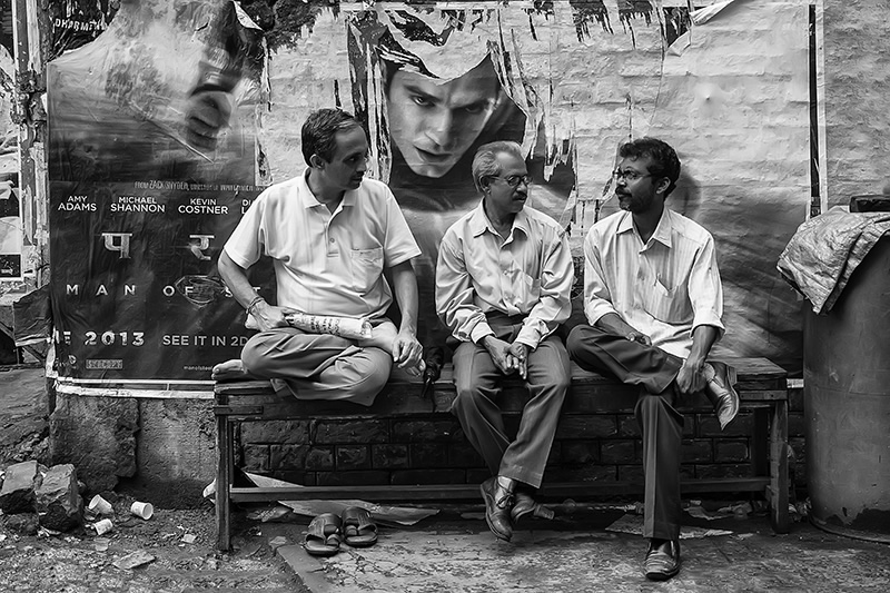 Conversing With The Posters: Street Photography Series By Niladri Adhikary