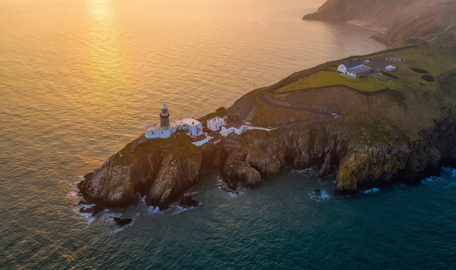 Sunset at the Baily Lighthouse - Ireland